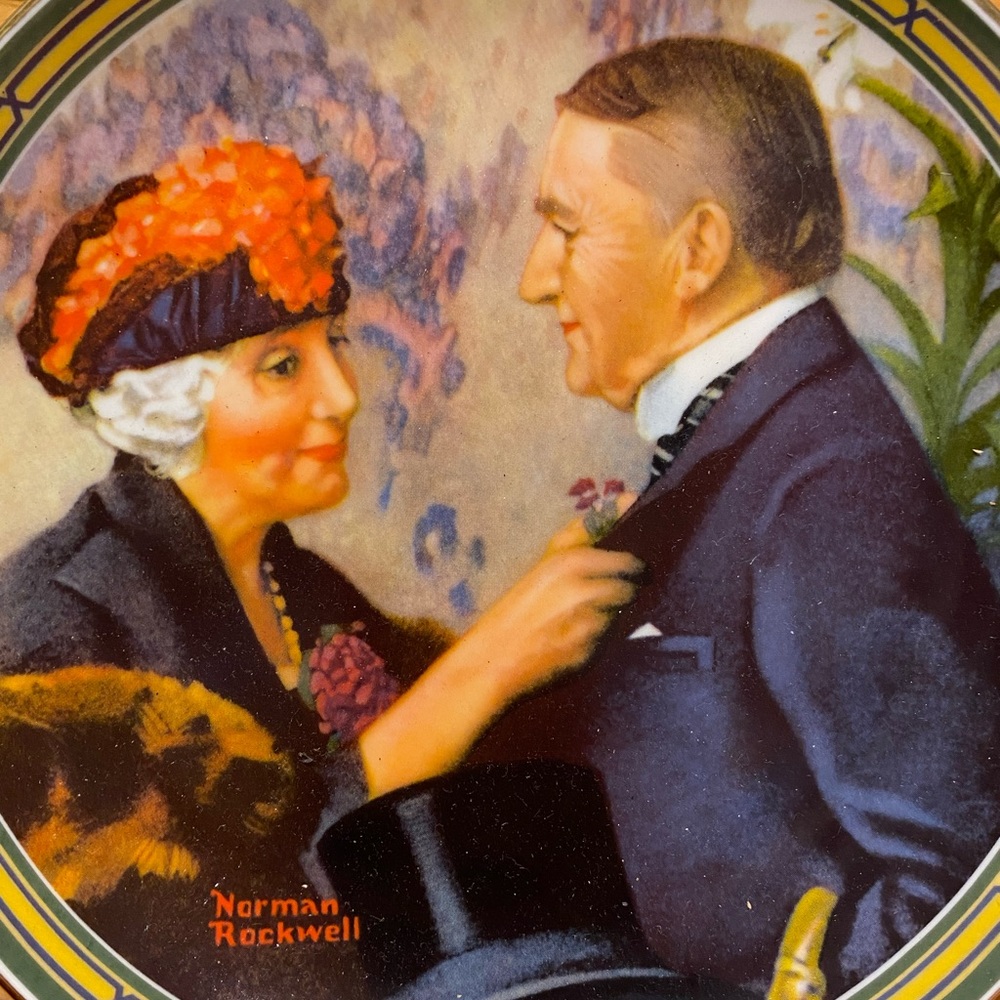 “Love’s Reward” - Norman Rockwell - Vintage Plate 1987